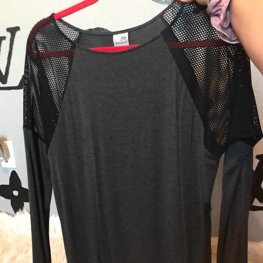 champion mesh long sleeve